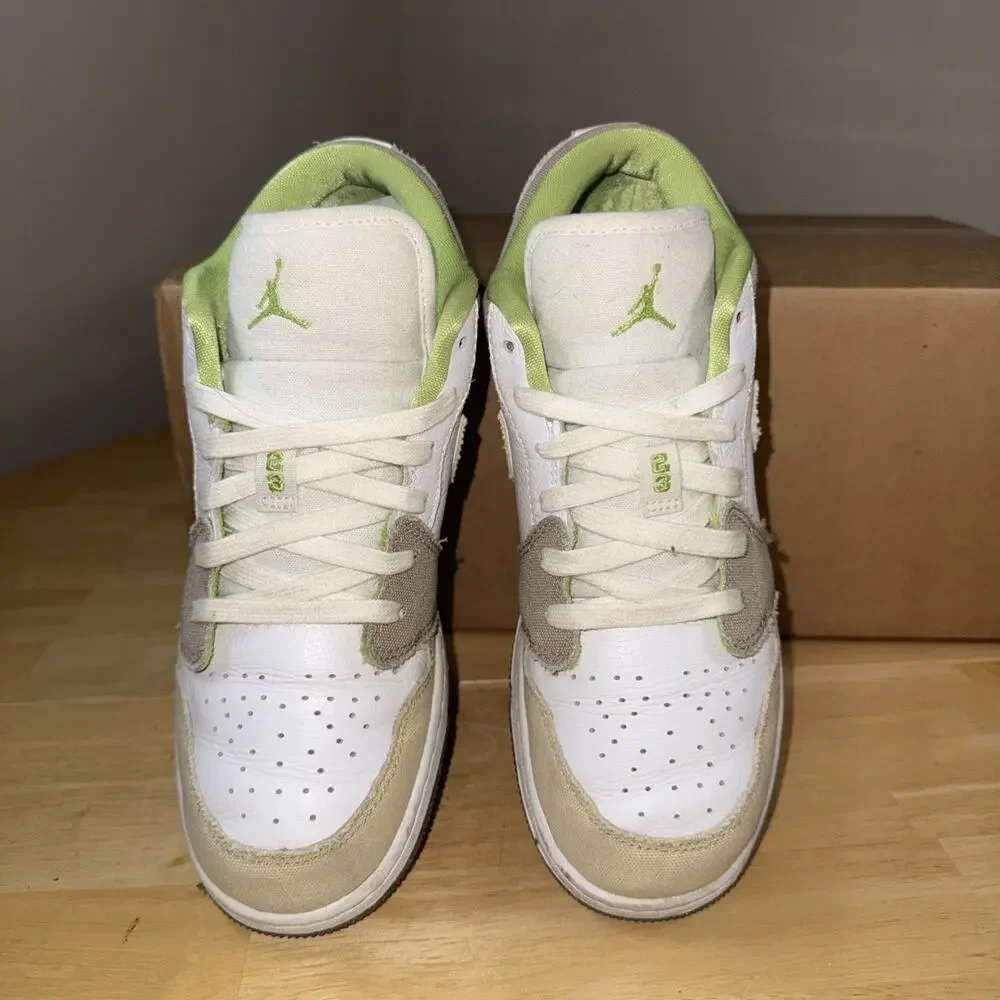 Nike Air Jordan 1 Low SE Shoes Youth 6Y/7.5w Pastel GS Basketball DJ0341-100